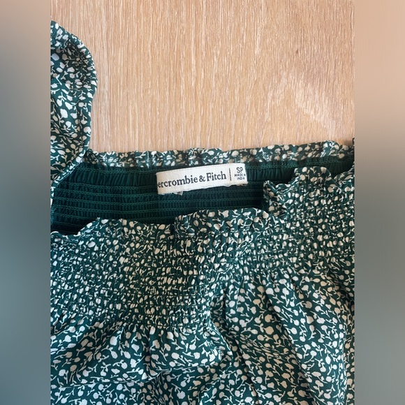 Abercrombie Long puff sleeves square neck cottage goblin core dress Small petite - Picture 4 of 12